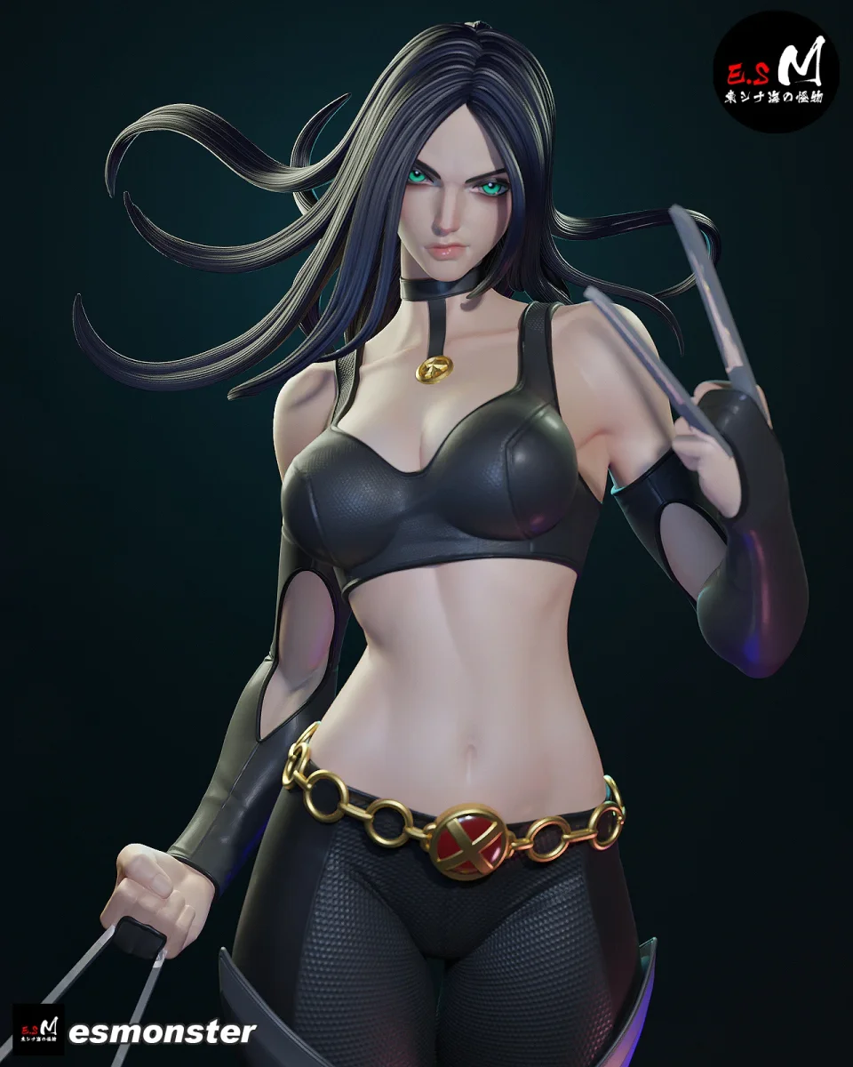 X-23 v1 | Fan Art | 3D Printed Resin Model Garage Kit | *Un-Painted* | ES Monster