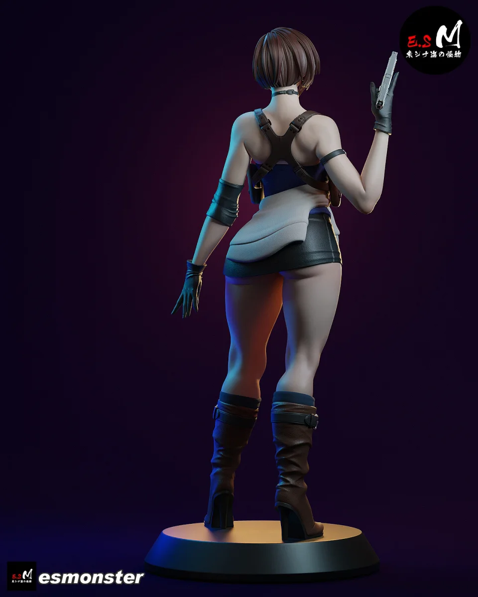Jill Valentine | Fan Art | 3D Printed Resin Model Garage Kit | *Un-Painted* | ES Monster 4