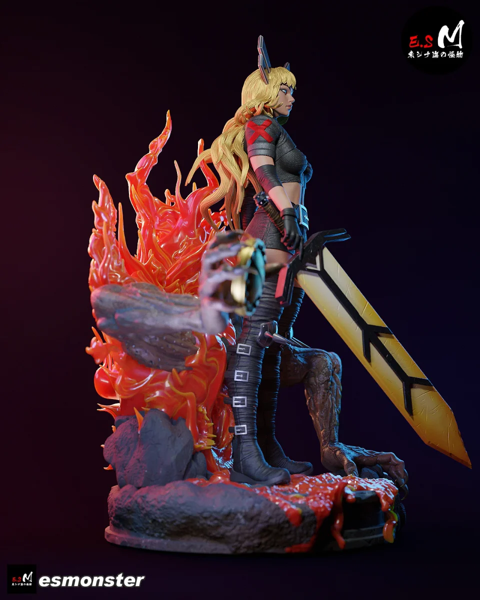 Magik | Fan Art | 3D Printed Resin Model Garage Kit | *Un-Painted* | ES Monster 3