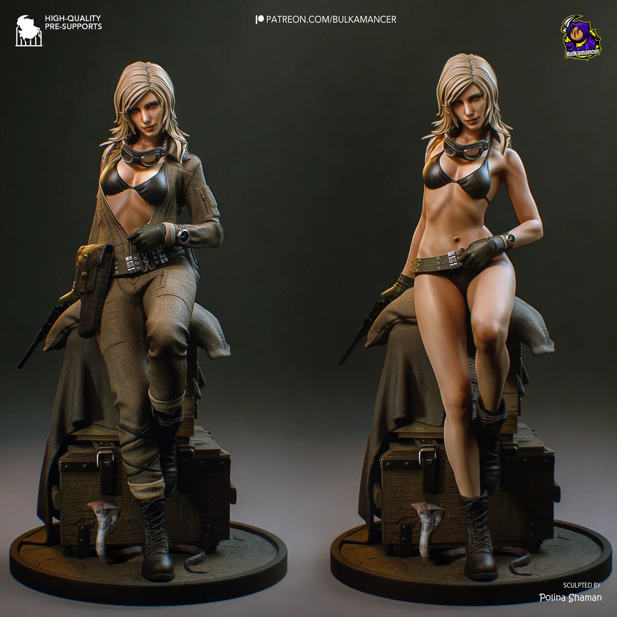 Eva | Fan Art | 3D Printed Resin Model Garage Kit | *Un-Painted* | Bulkamancer 5