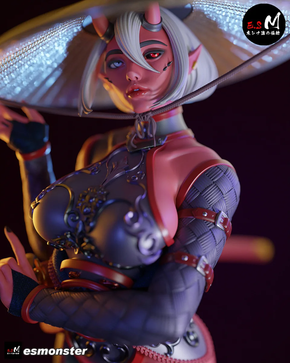 Oni | Fan Art | 3D Printed Resin Model Garage Kit | *Un-Painted* | ES Monster