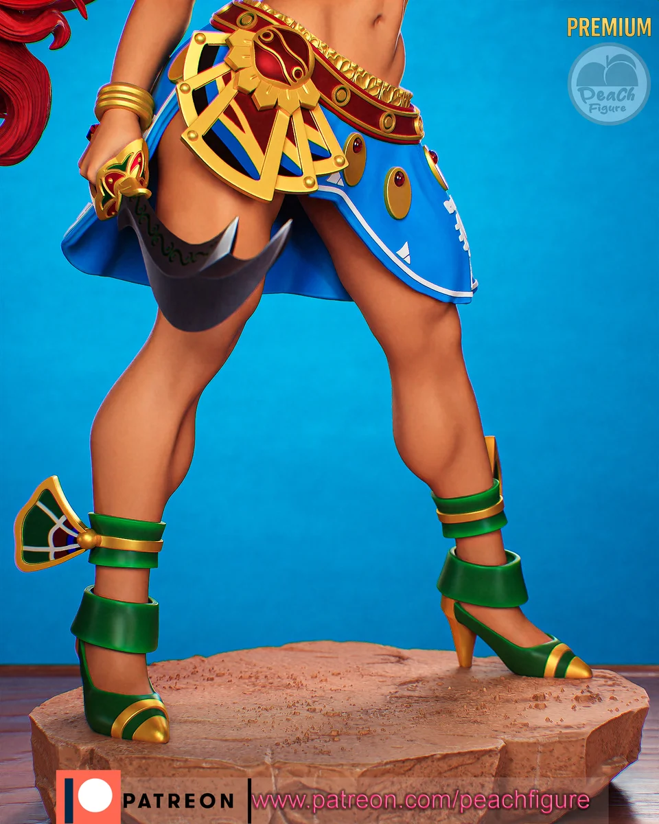 Urbosa | Fan Art | 3D Printed Resin Model Garage Kit | *Un-Painted* | Peach Figure 6