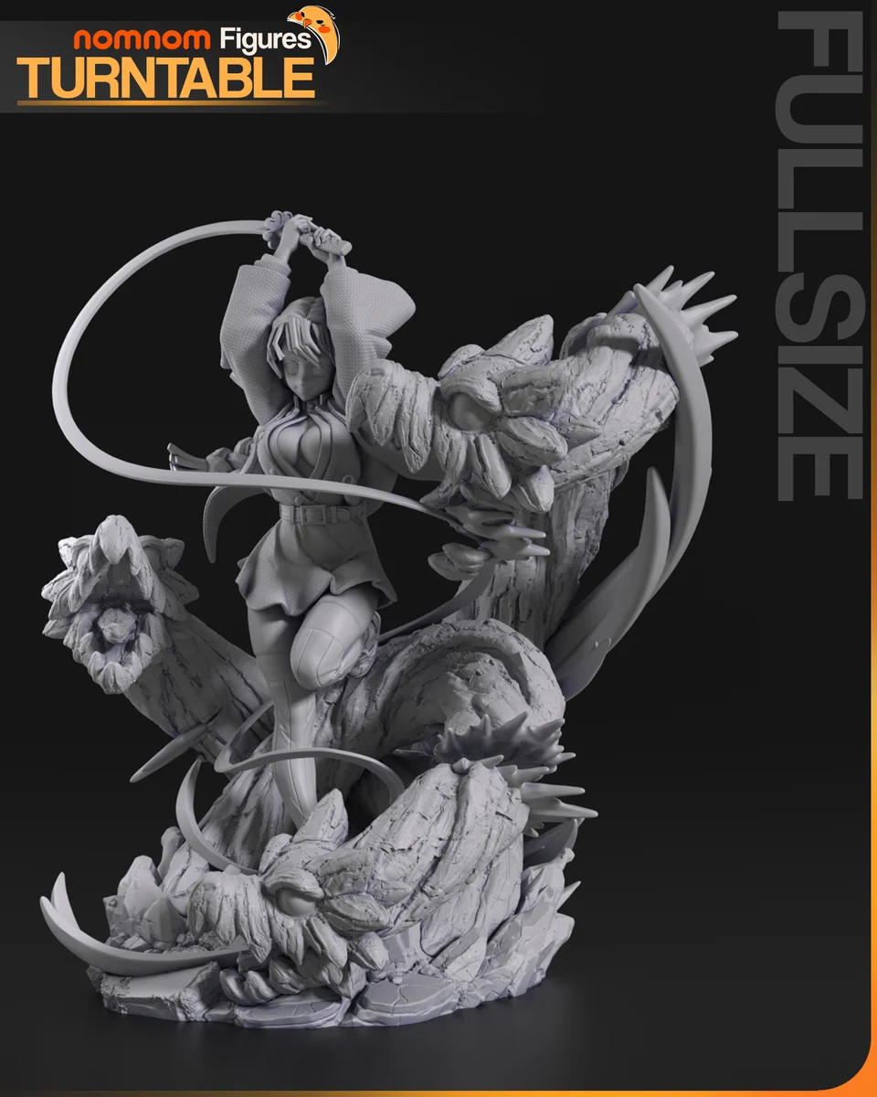 Mitsuri | Fan Art | 3D Printed Resin Model Garage Kit | *Un-Painted* | Nomnom 10