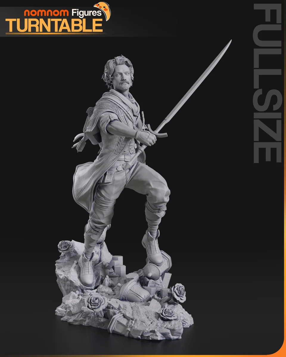 Gustave | Fan Art | 3D Printed Resin Model Garage Kit | *Un-Painted* | Nomnom 4