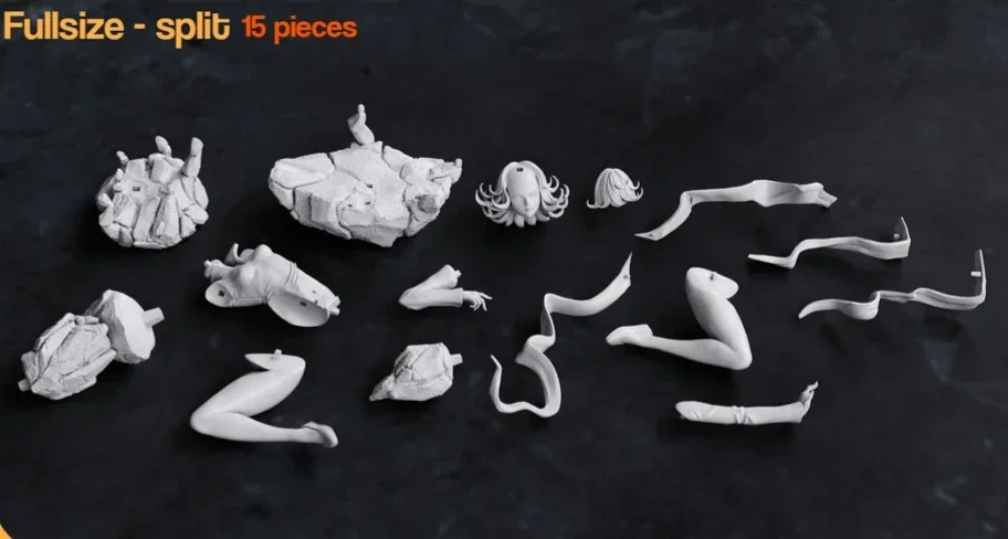 Tatsumaki | Fan Art | 3D Printed Resin Model Garage Kit | *Un-Painted* | Nomnom 4