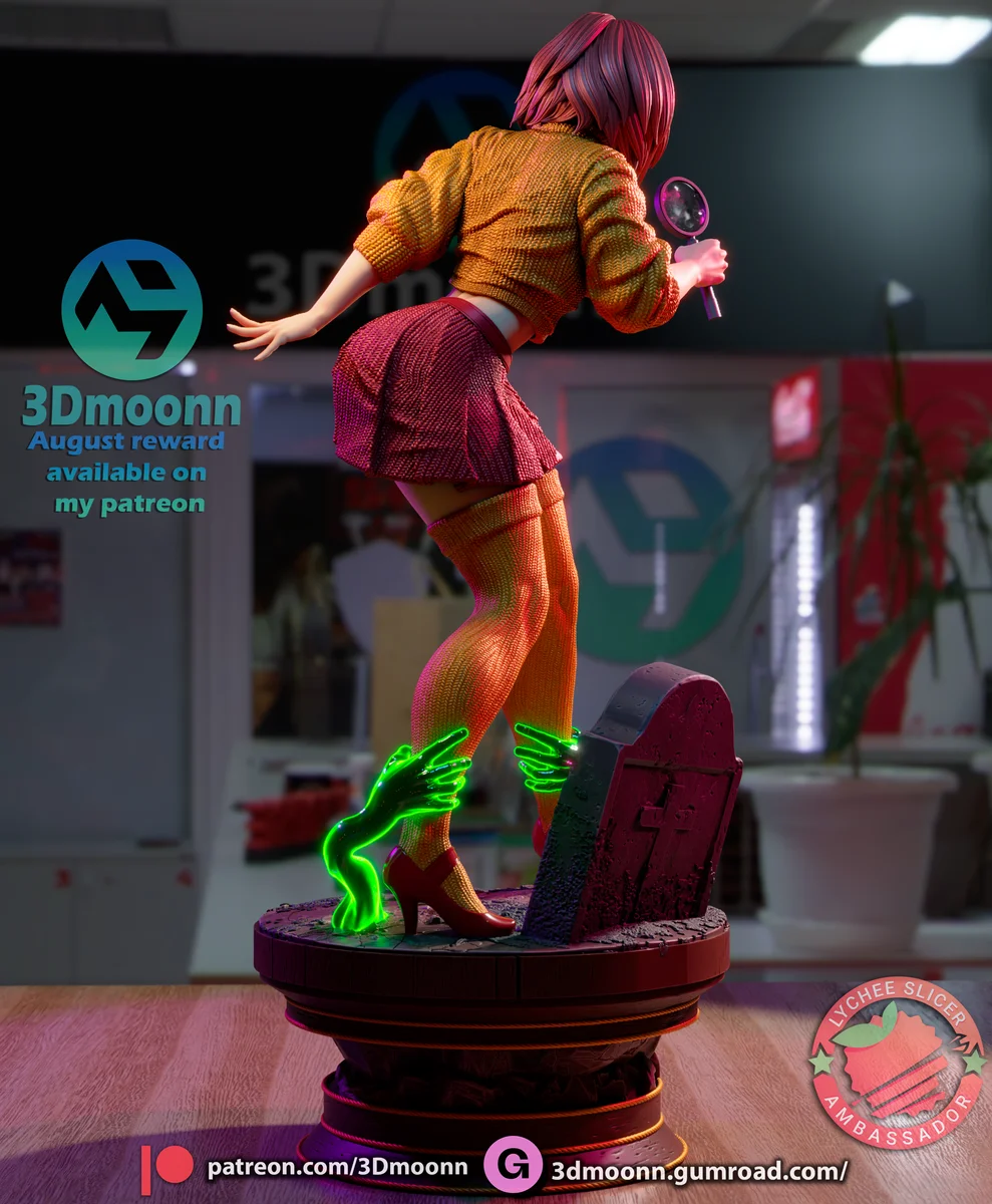 Velma | Fan Art | 3D Printed Resin Model Garage Kit | *Un-Painted* | 3DMoonn 3