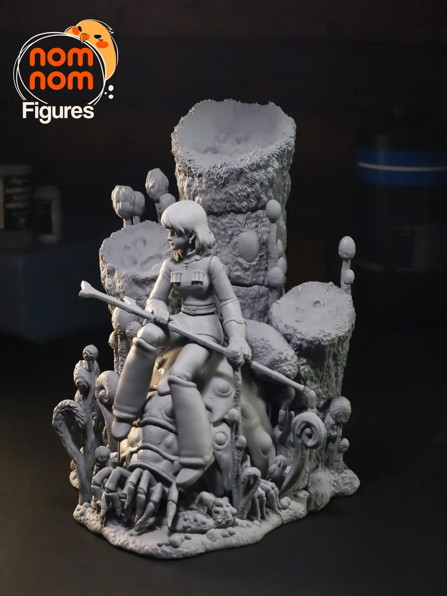 Nausicaa | Fan Art | 3D Printed Resin Model Garage Kit | *Un-Painted* | Nomnom 10