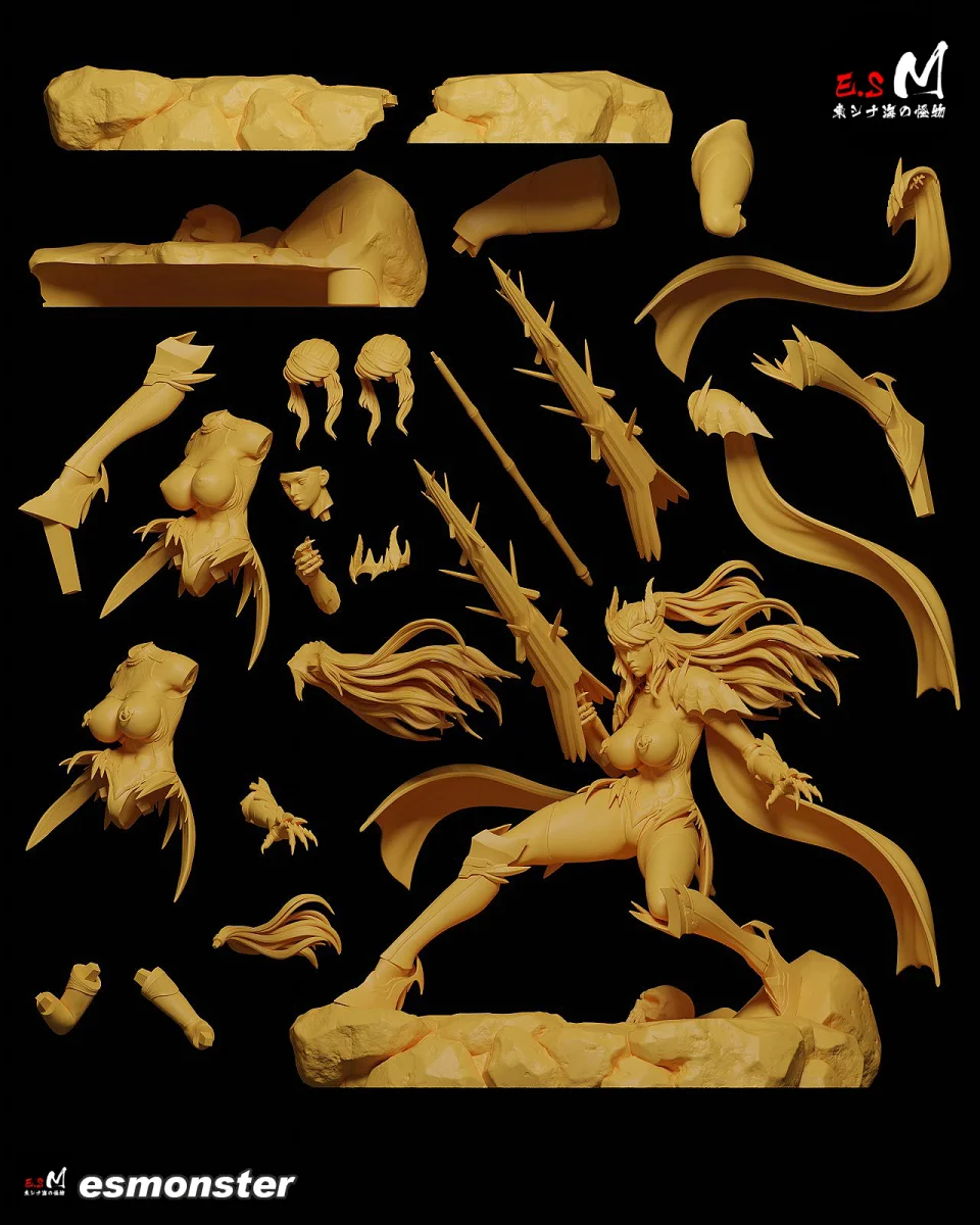 Artoria Pendragon | Fan Art | 3D Printed Resin Model Garage Kit | *Un-Painted* | ES Monster 7