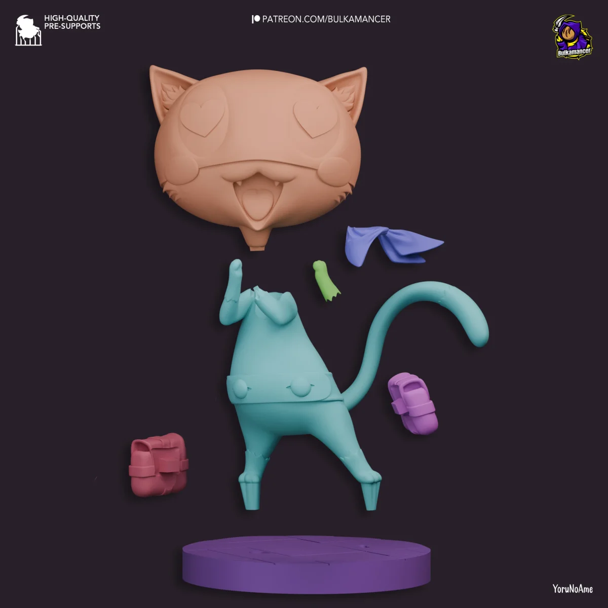 Ann Takamaki | Fan Art | 3D Printed Resin Model Garage Kit | *Un-Painted* | Bulkamancer 7