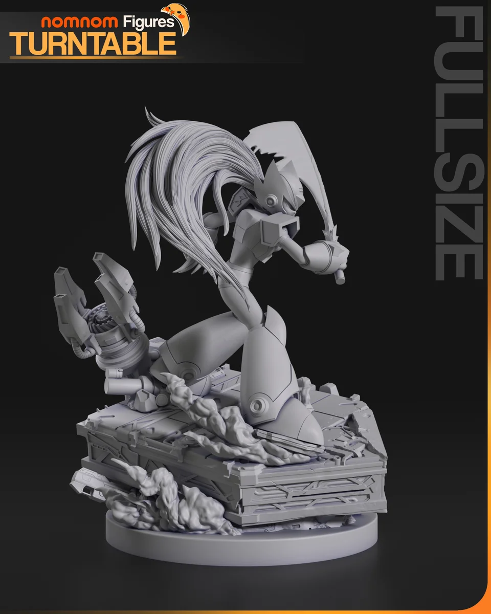 Zero | Fan Art | 3D Printed Resin Model Garage Kit | *Un-Painted* | Nomnom 5