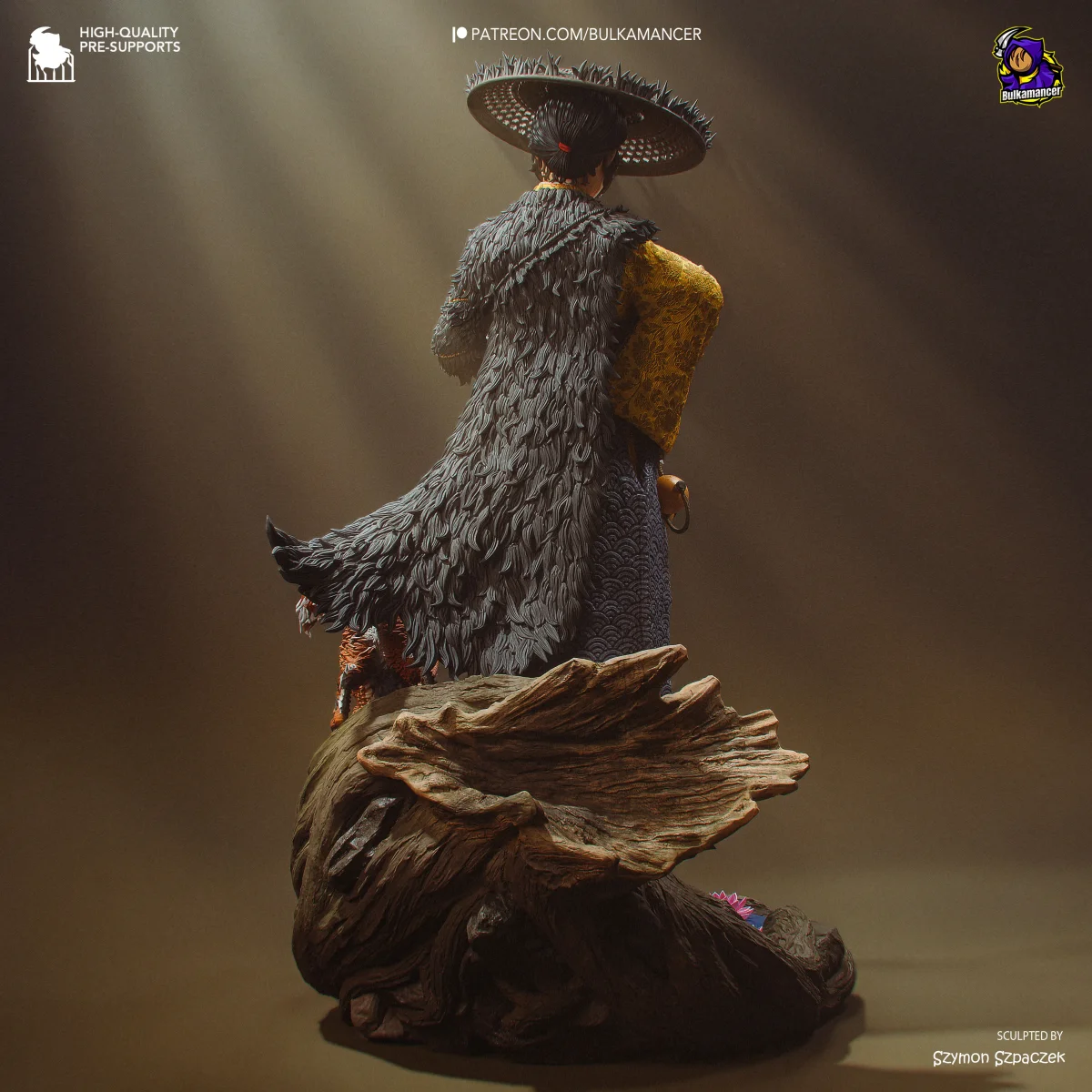 Atsu | Fan Art | 3D Printed Resin Model Garage Kit | *Un-Painted* | Bulkamancer 3