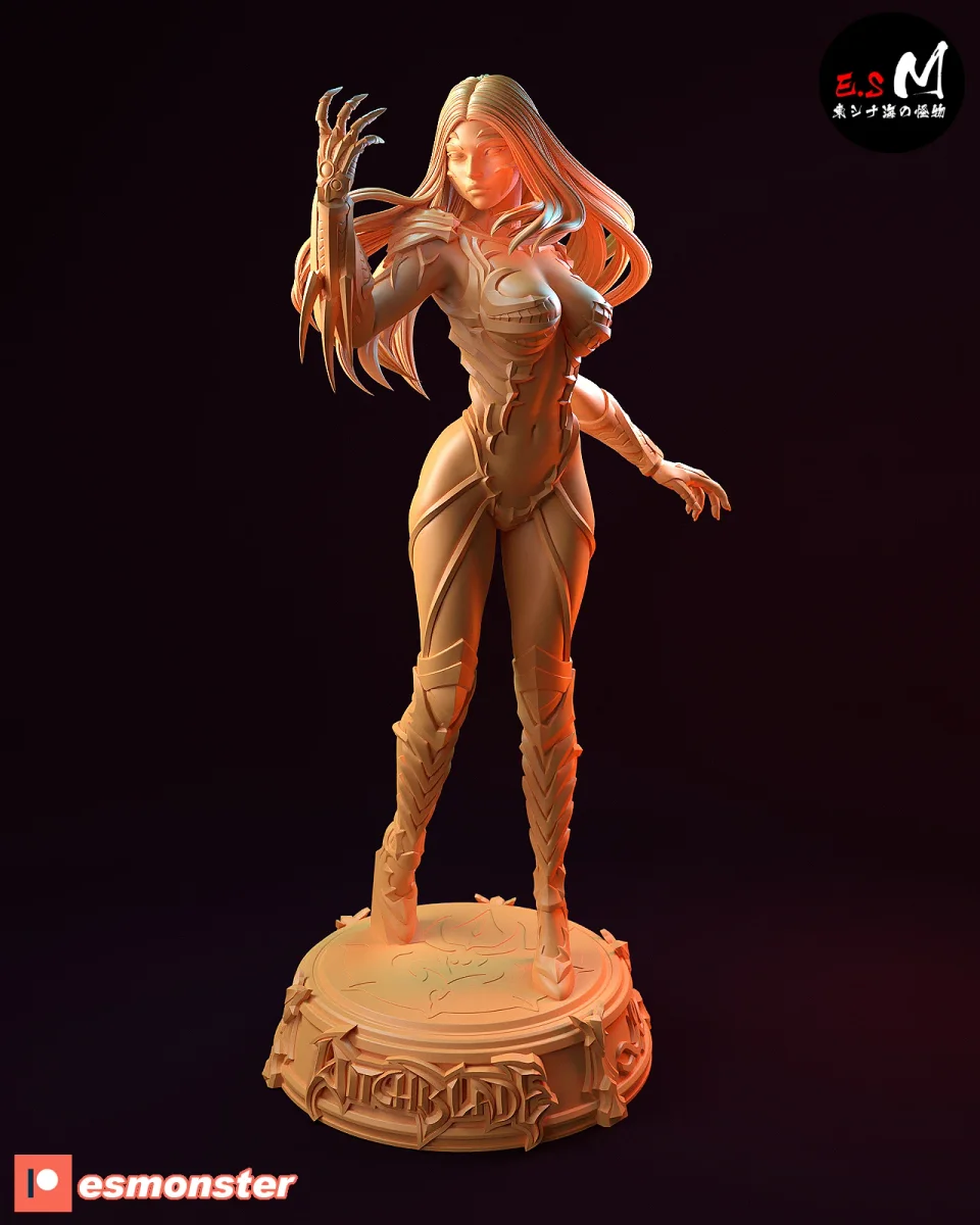 Sara Pezzini | Fan Art | 3D Printed Resin Model Garage Kit | *Un-Painted* | ES Monster 8