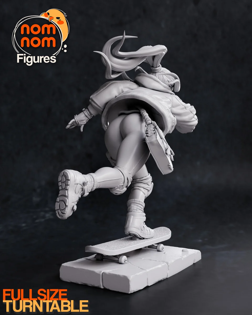 Slink - OC | Fan Art | 3D Printed Resin Model Garage Kit | *Un-Painted* | Nomnom 14