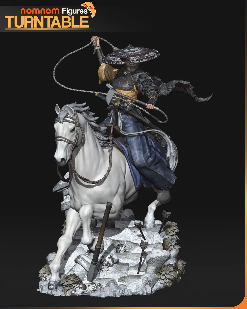 Atsu | Fan Art | 3D Printed Resin Model Garage Kit | *Un-Painted* | Nomnom 3