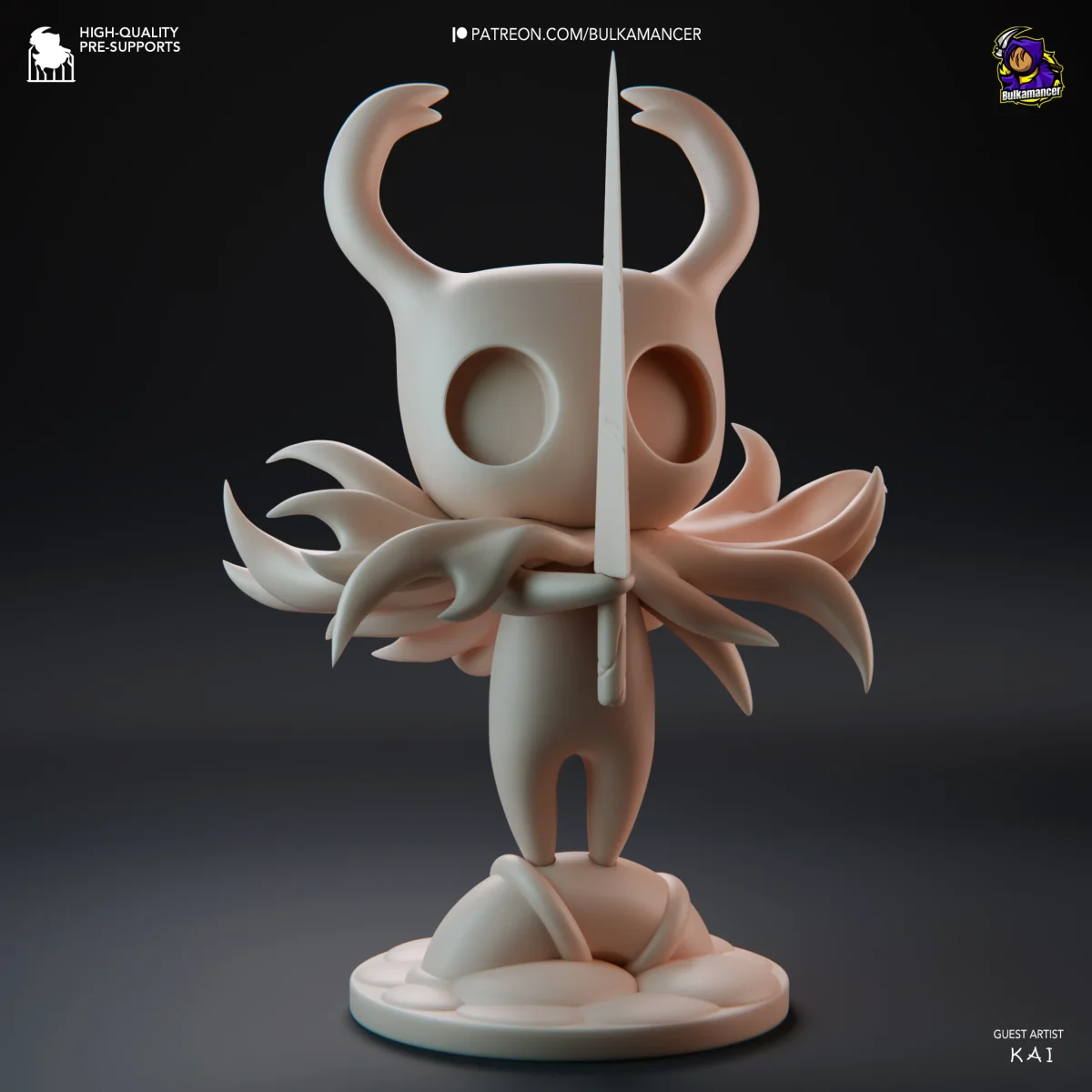Hollow Knight | Fan Art | 3D Printed Resin Model Garage Kit | *Un-Painted* | Bulkamancer 3