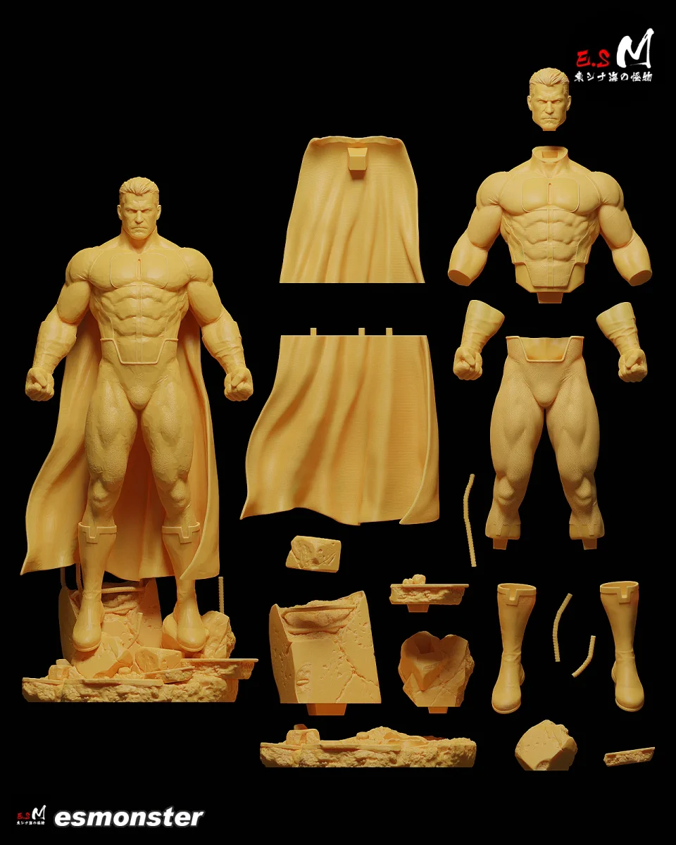 Omni-Man | Fan Art | 3D Printed Resin Model Garage Kit | *Un-Painted* | ES Monster 8
