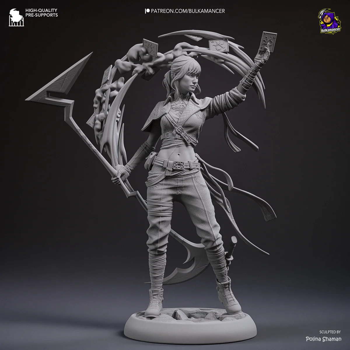 Sciel | Fan Art | 3D Printed Resin Model Garage Kit | *Un-Painted* | Bulkamancer 7