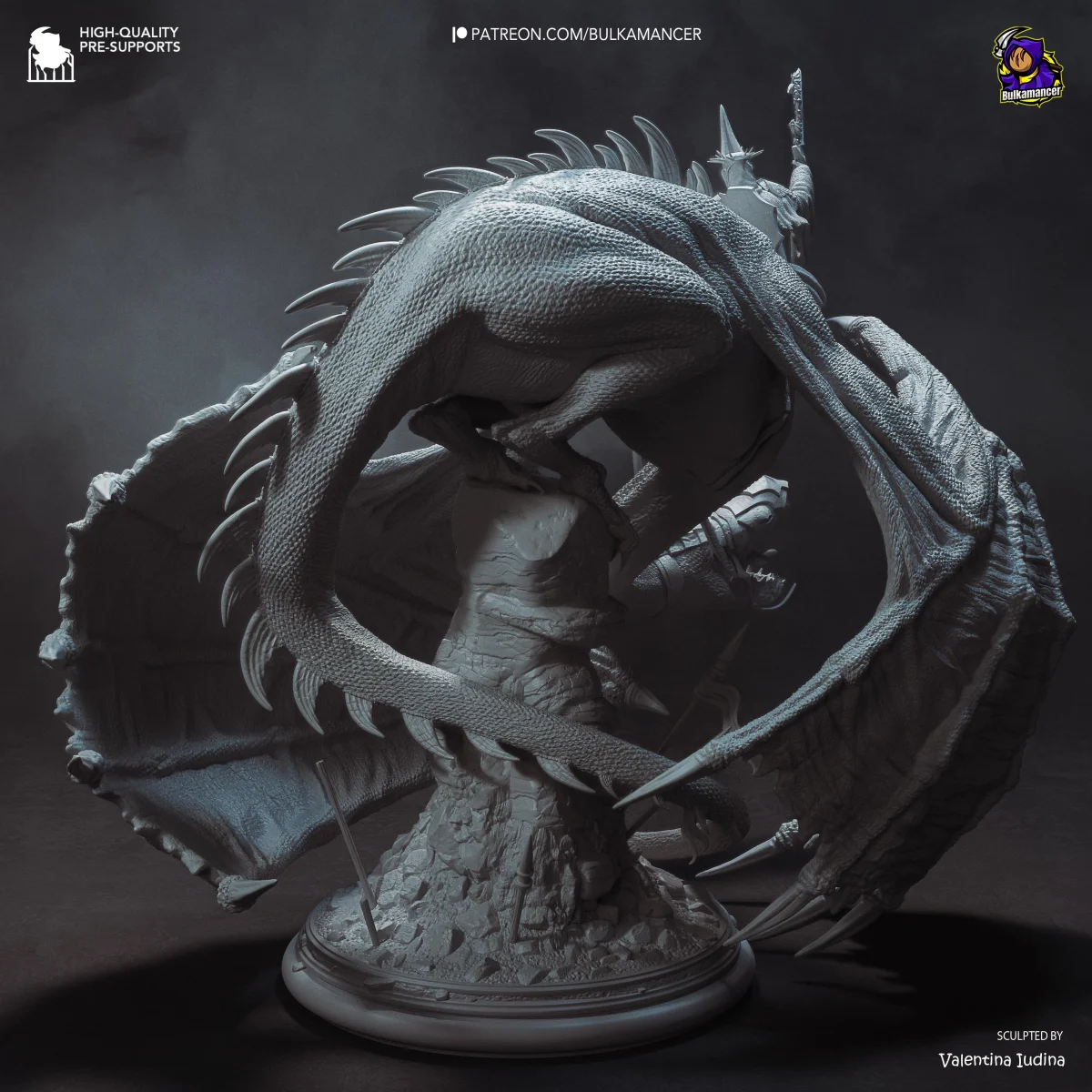 Witch King | Fan Art | 3D Printed Resin Model Garage Kit | *Un-Painted* | Bulkamancer 8