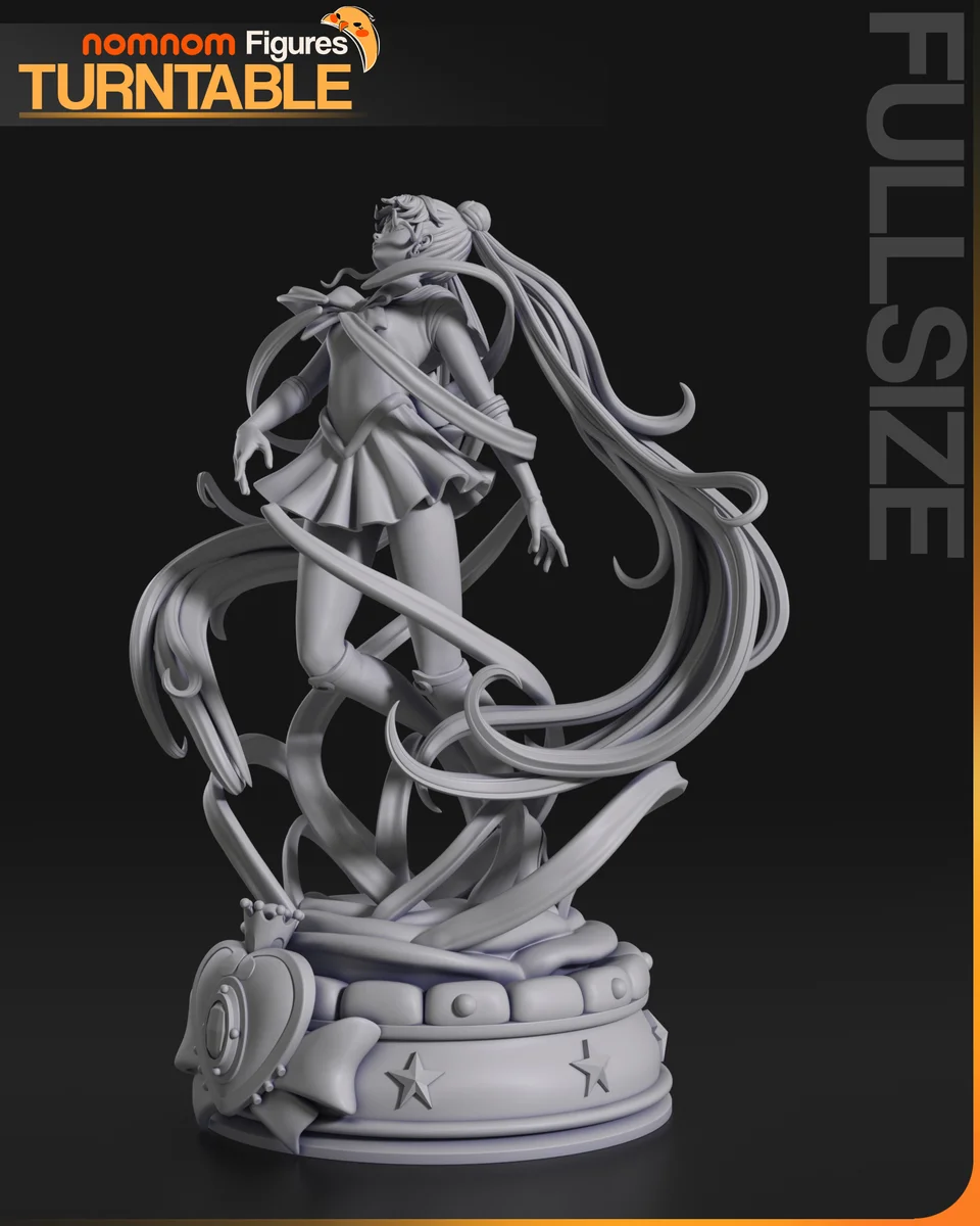 Sailor Moon | Fan Art | 3D Printed Resin Model Garage Kit | *Un-Painted* | Nomnom 6