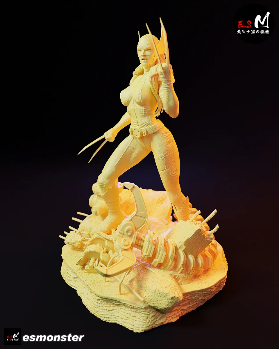 X-23 v2 | Fan Art | 3D Printed Resin Model Garage Kit | *Un-Painted* | ES Monster 6