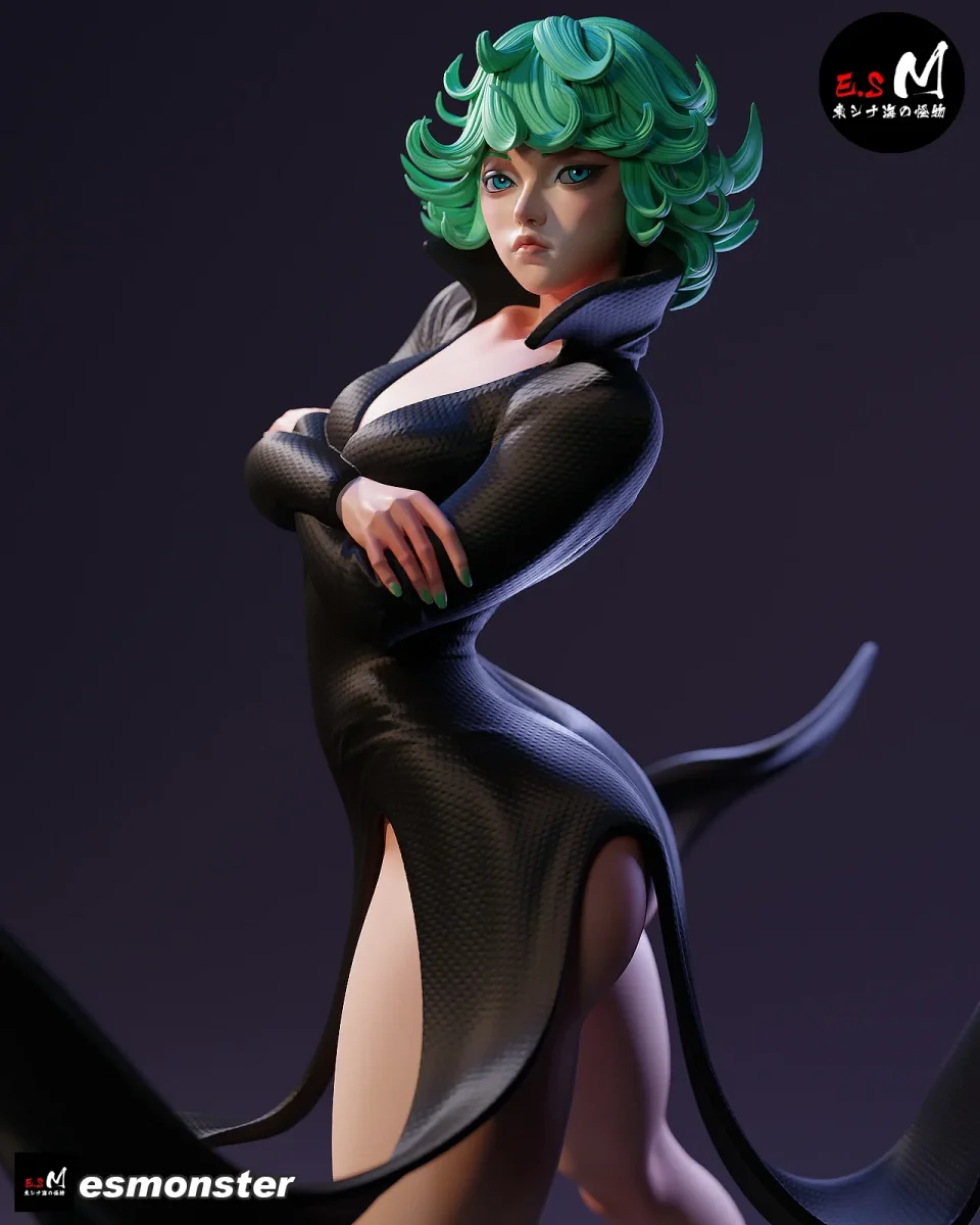 Tatsumaki | Fan Art | 3D Printed Resin Model Garage Kit | *Un-Painted* | ES Monster